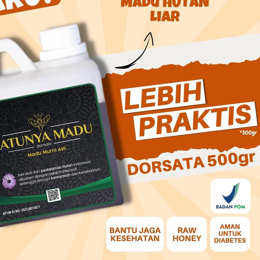 

❈ Murni Asli 500GR Ratunya Mellifera Natural Pure Raw Honey ◙