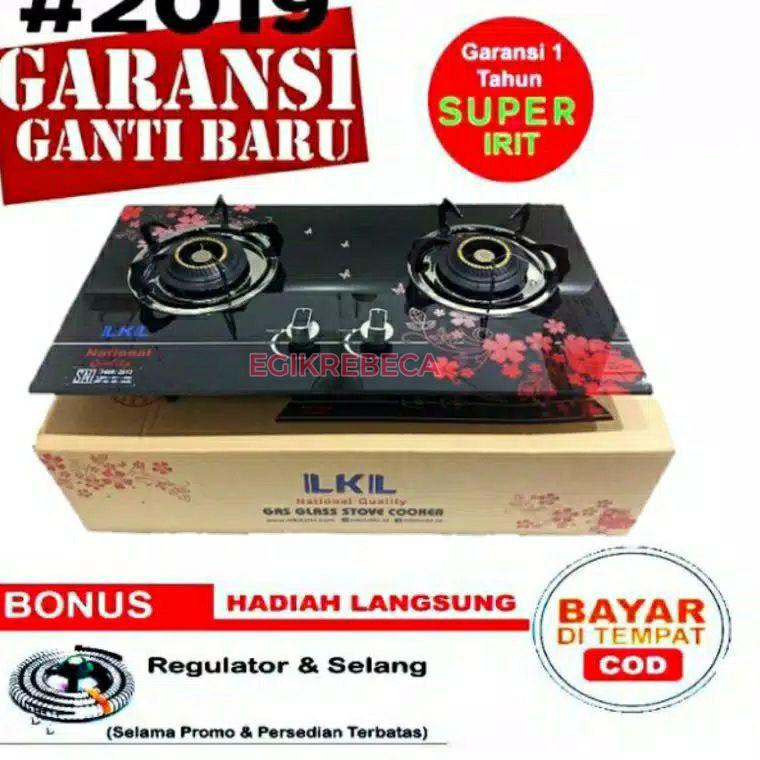L37 LKL Kompor Tanam 2 Tungku Kaca Temperedglass Bisa Duduk Dan Anti Karat Anti Pecah TERLARIS ↿