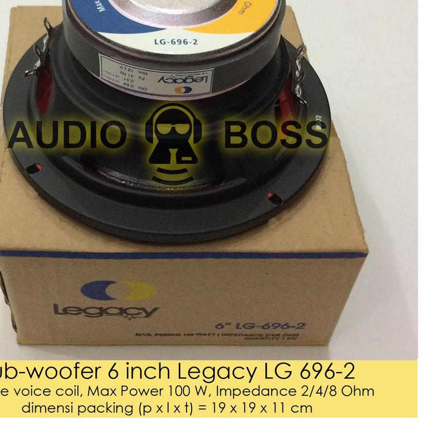✾ Speaker Subwoofer 6 inch Legacy LG 696-2 / Subwoofer 6" Legacy LG 696-2 Legacy LG 696 ☻