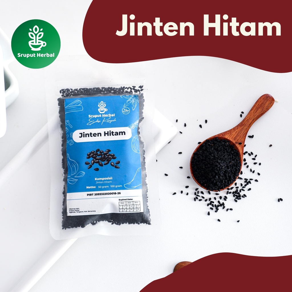 SRUPUT HERBAL - Bumbu Premium Semua Varian (Kemasan 50g) Jinten Hitam Habbatusauda