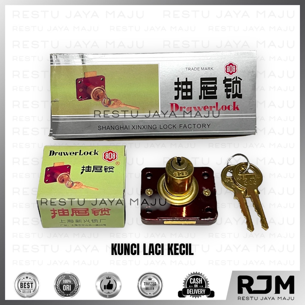 808 Kunci Laci Besar kecil 12pcs Cam Lock Drawer Meja Lemari