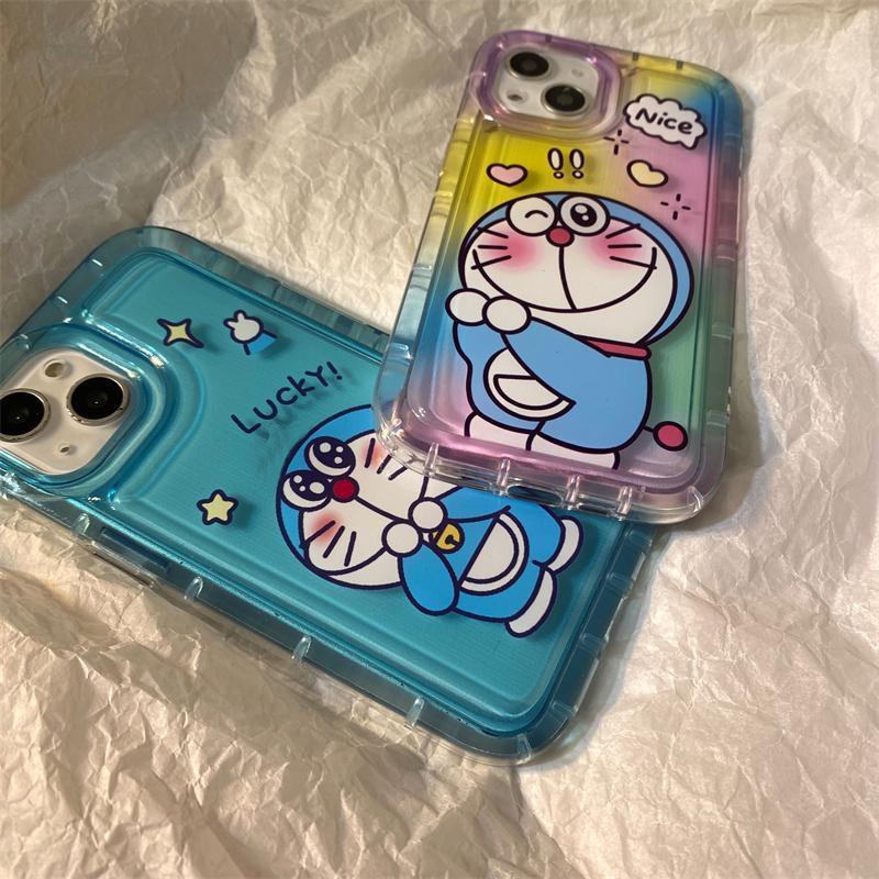 IPHONE Casing Ponsel Lembut Kucing Lucu Kompatibel Untuk Iphone14 13 11 12 Pro XS Max X XR 78 Plus Casing Transparan TPU Silikon Shockproof Cover