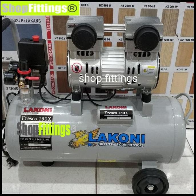 Lakoni Fresco 130 X Silent Oilless Air Compressor Kompressor Angin