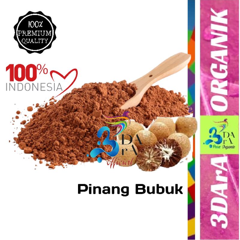 

Bubuk Pinang Muda 100gr Premium Murni Tanpa Campuran