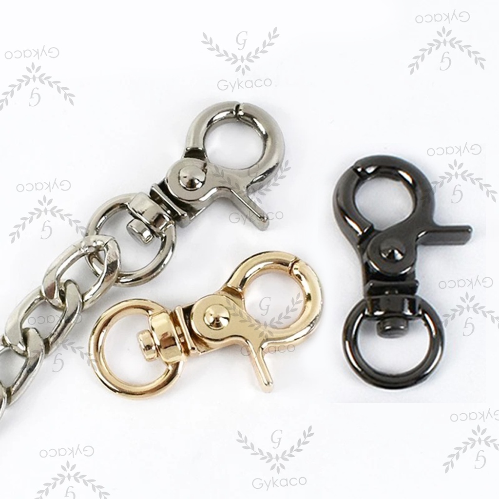 Ring Kaitan Bulat (Kakak Tua) 1 cm (A) / Cantolan / Gaitan / Kewkew - Aksesoris Tas &amp; Dompet Wanita Fashion IMPORT