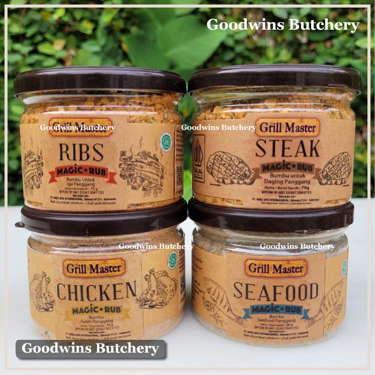 

Jay's GRILL MASTER MAGIC RUB Chicken Steak Ribs Seafood Jays 70g
