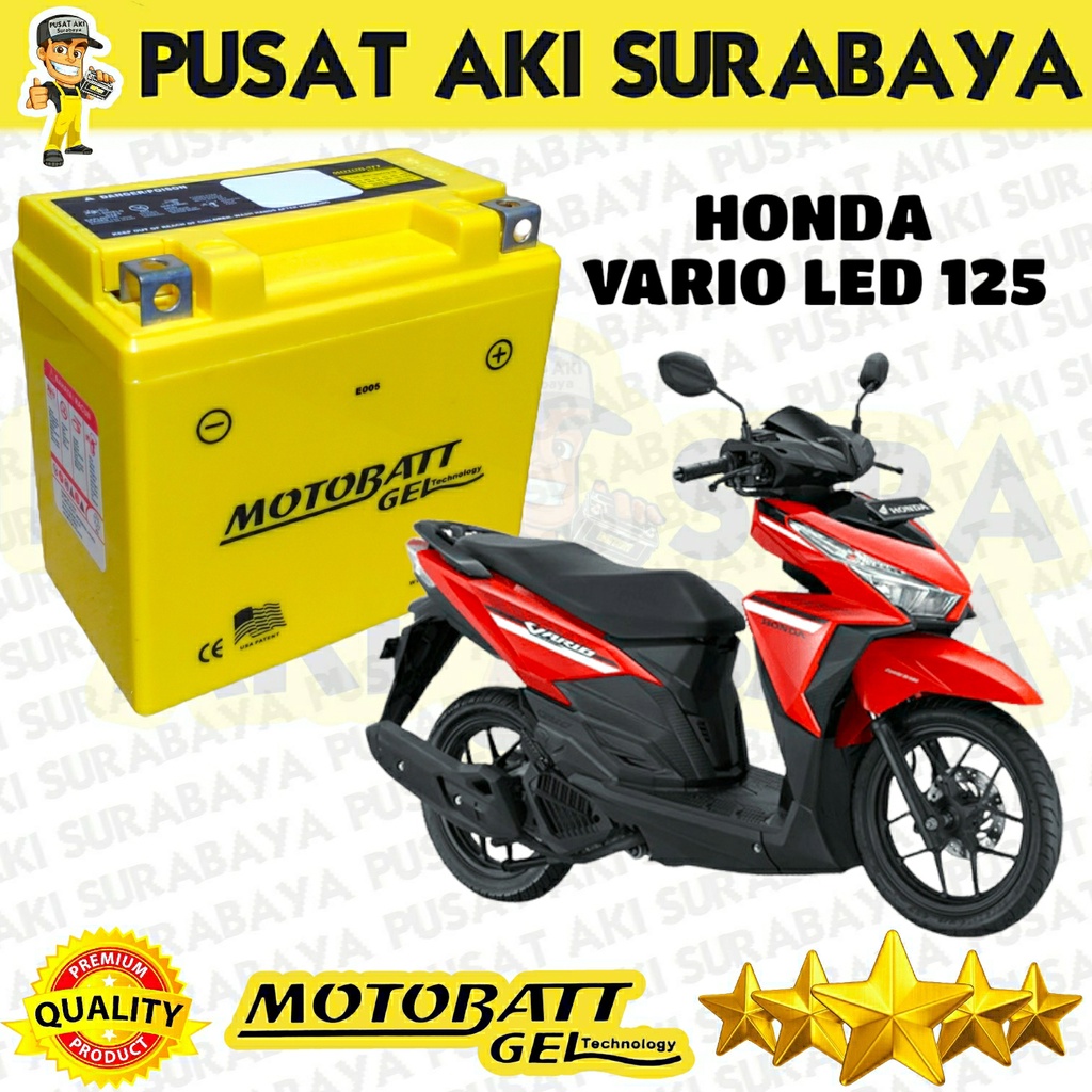 ACCU MF MOTOBATT MTZ6S MAINTENANCE FREE AKI MOTOR HONDA VARIO 2014 2015 2016 2017 2018 VARIO 125 VARIO 150 SCOOPY YTZ6V GTZ6V GTZ7S