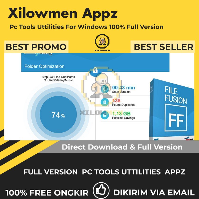 [Full Version] Abelssoft FileFusion 2023 Pro PC Tools Software Utilities Lifetime Win OS