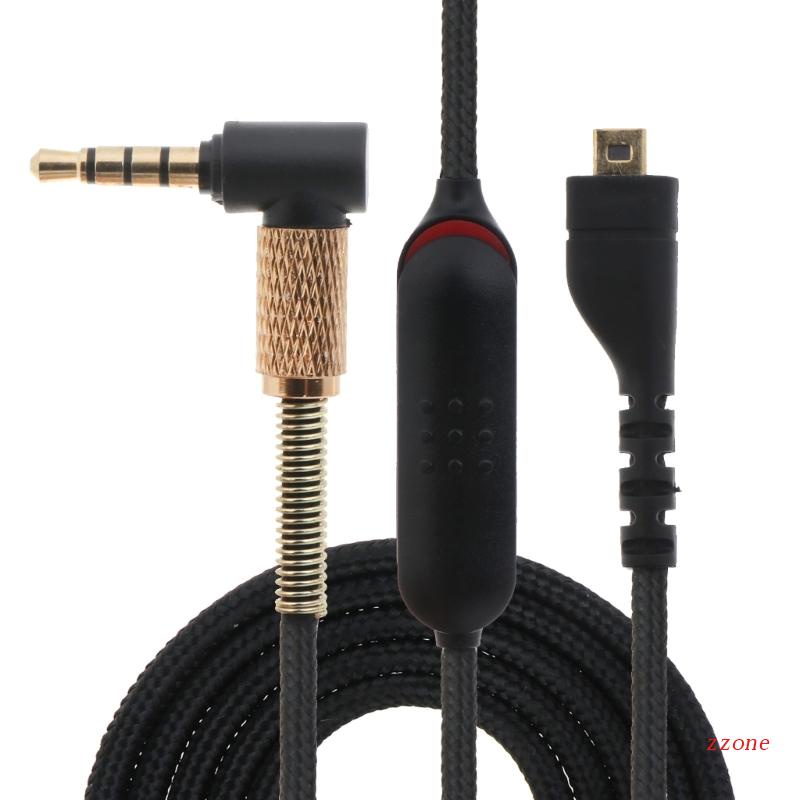 Zzz Kabel Headphone Cord Braided Untuk Arctis 3kabel 5 7 Headphone 200cm Tombol Mute