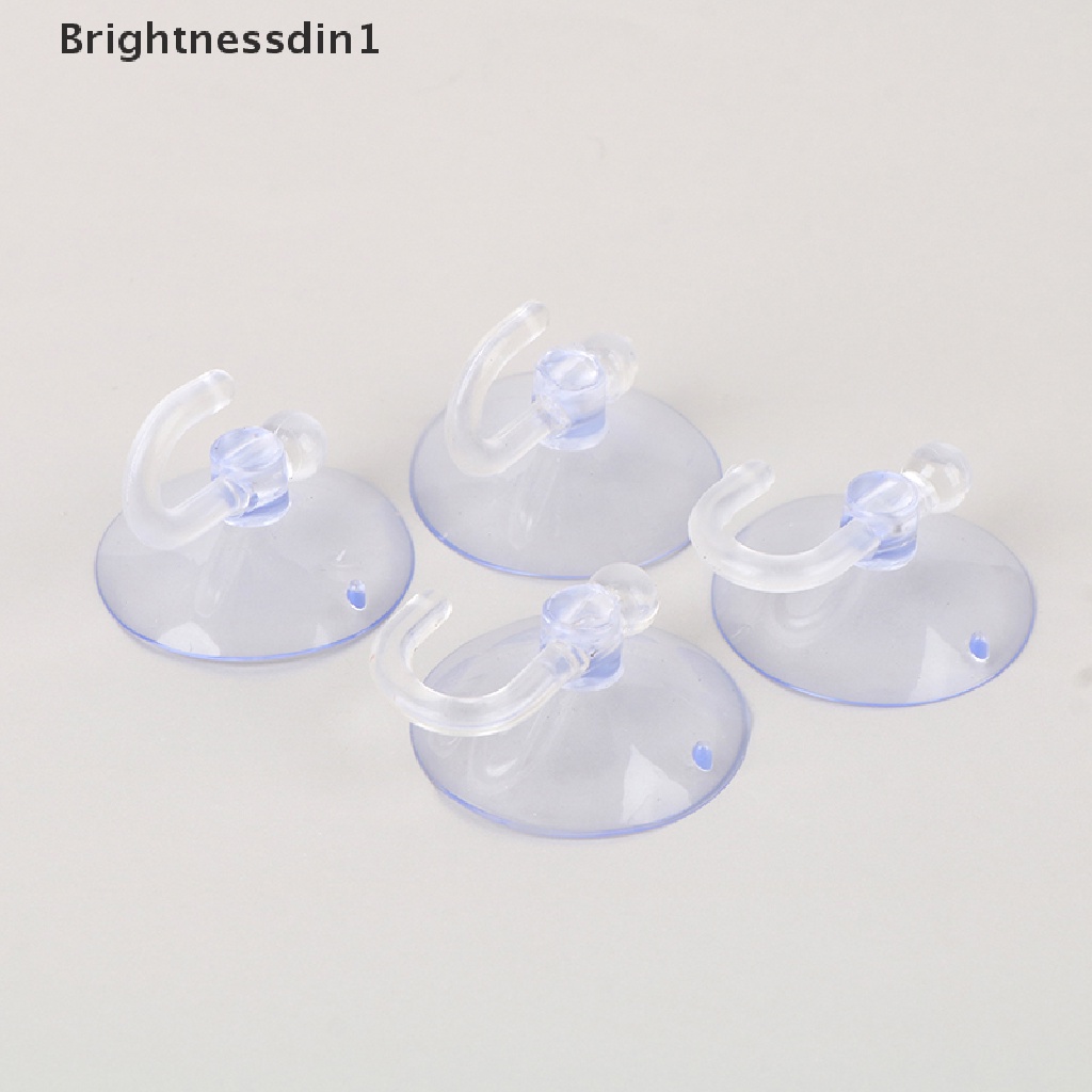 [Brightnessdin1] 10pcs Suction Cups Caps Suckers Kaca Jendela Dinding Hook Gantungan Kait Dapur Butik