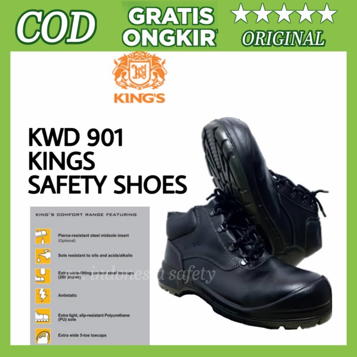 Safety Sepatu Safety King / Kings Kwd 901 X Terbaru Original