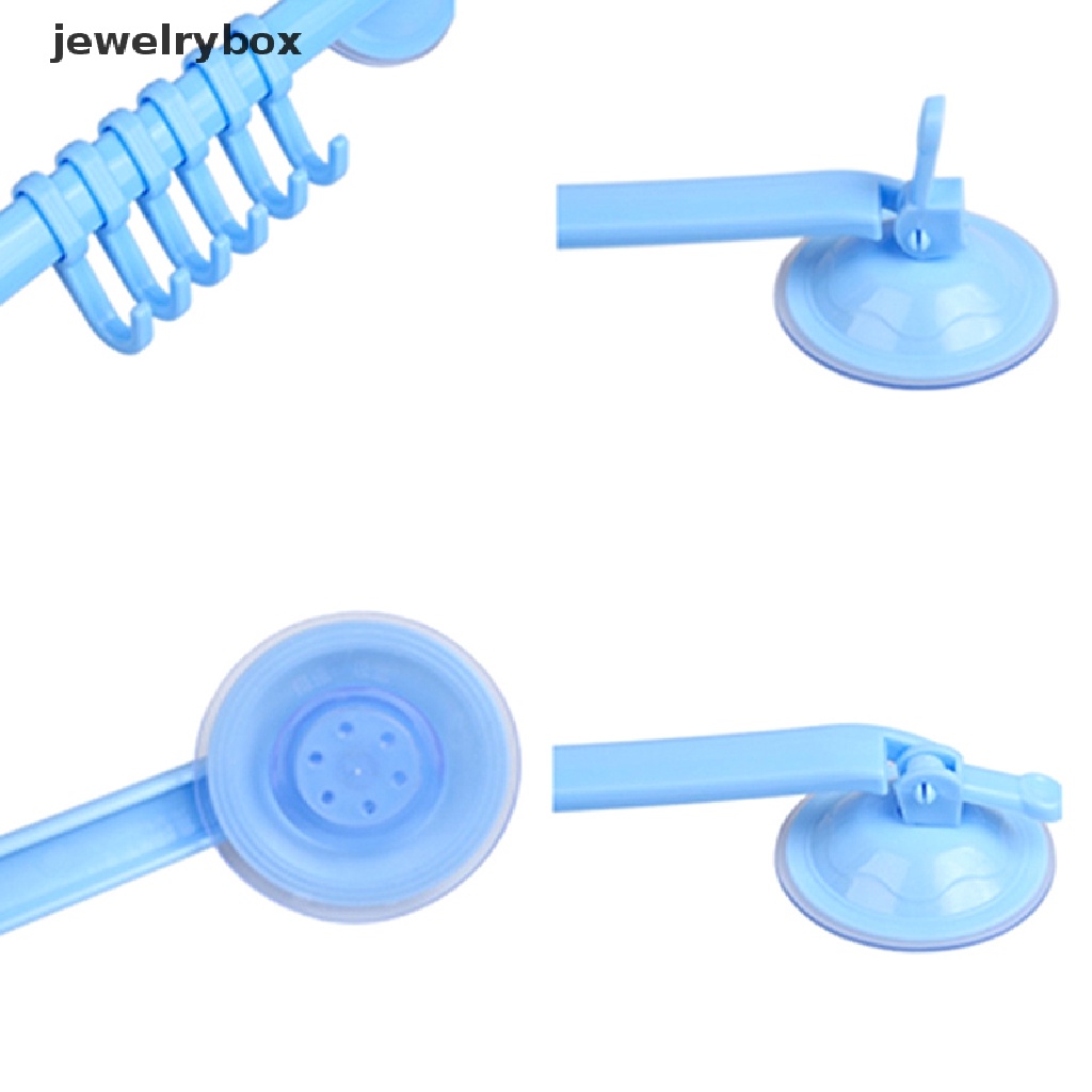 [jewelrybox] Adjustable 6kait Double Suction Cup Rak Gantungan Handuk Rak Gantung Holders Lock Type Sucker Bathroom Hook Organizer Butik