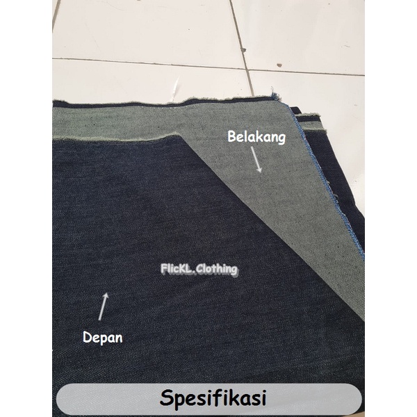 Bahan Kain Jeans Wash Stretch Jeans Wash Melar Denim Washing Jeans Washing Denim Wash Stretch Ukuran 1.5 M