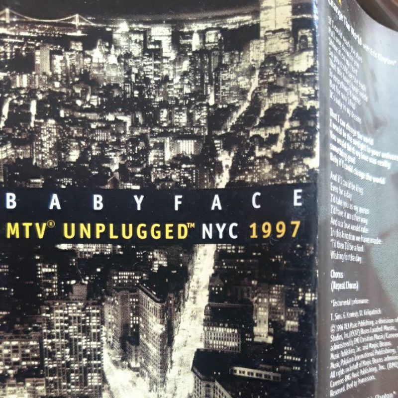 kaset  babyface mtv unplugged