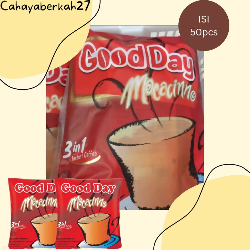 

Kopi Good Day Mocacinno isi 50pcs