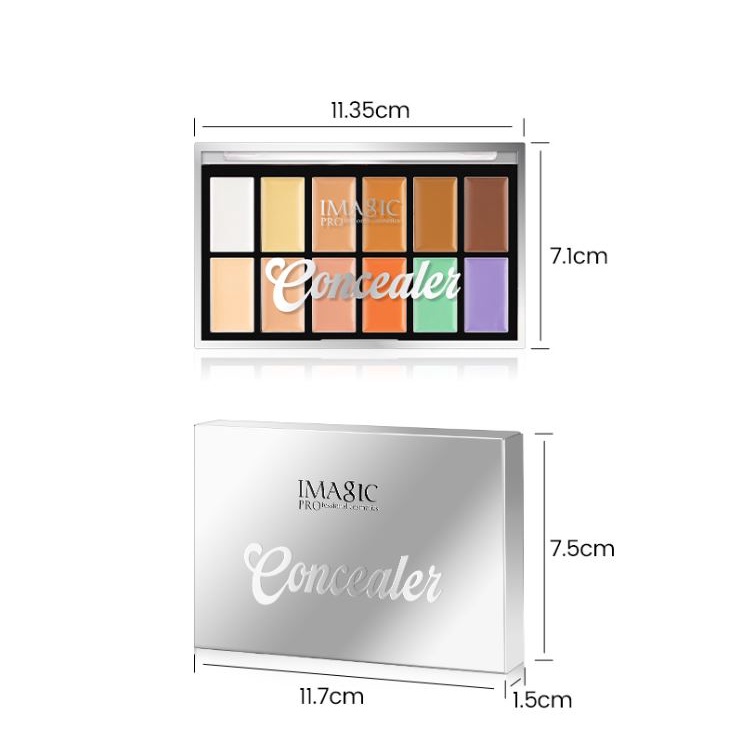 (READY &amp; ORI) IMAGIC 12 Colour Concealer Palette FA137