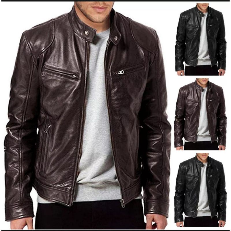 Jaket kulit pria / Jaket keren / Jaket kulit asli garut /Jaket / Jaket motor /Jaket BIG SIZE / Jaket