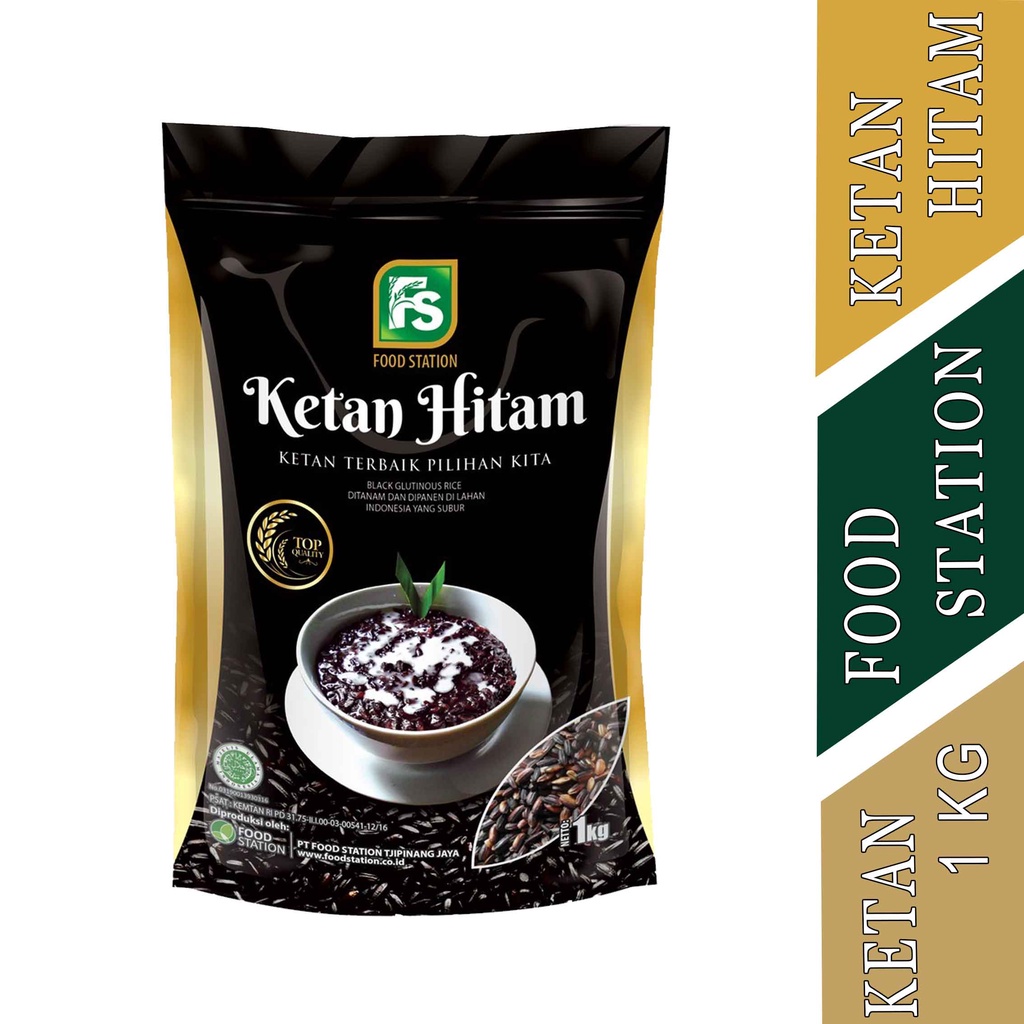 

BERAS KETAN HITAM- KETAN HITAM- FOOD STATION- 1Kg