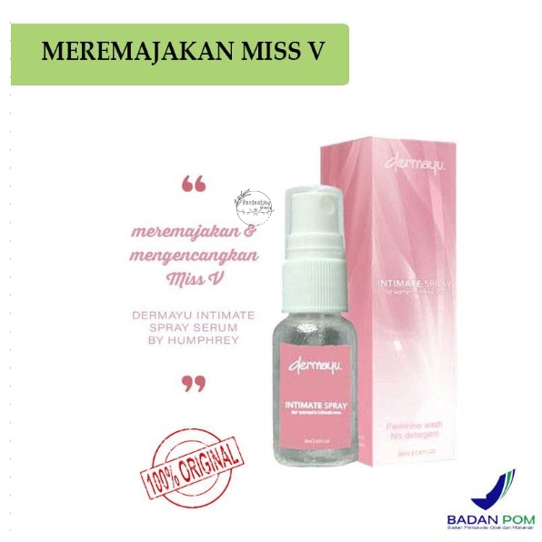 DERMAYU INTIMATE SPRAY |PERAPAT MISS V|PENGENCANG MISS V KEWANITAAN ORIGINAL BPOM