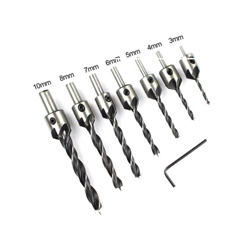 (BISA COD) FTIHSHP Mayitr Hardware Tool Maker Mata Bor Drill Bit Set 24 PCS - ZSD1