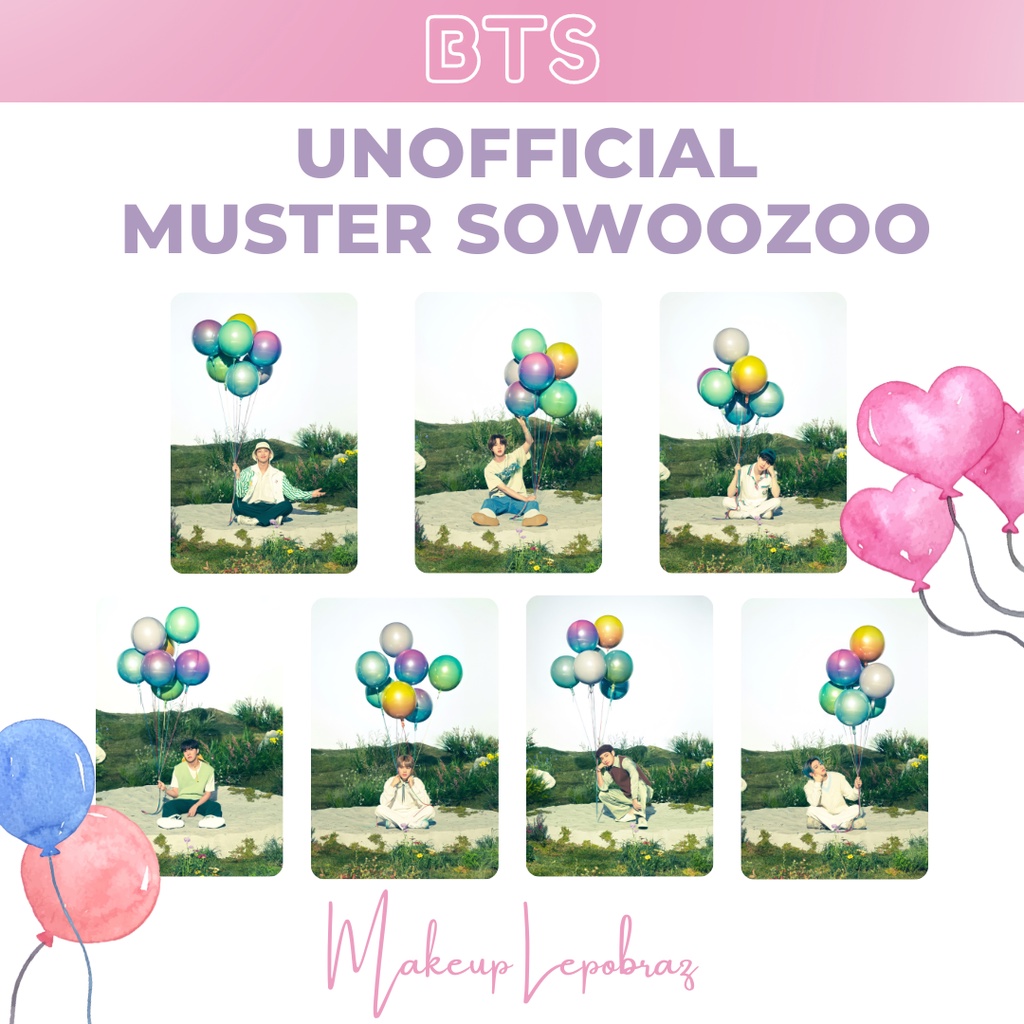 [1 SET] UNOFFICIAL BTS 2021 MUSTER SOWOOZOO