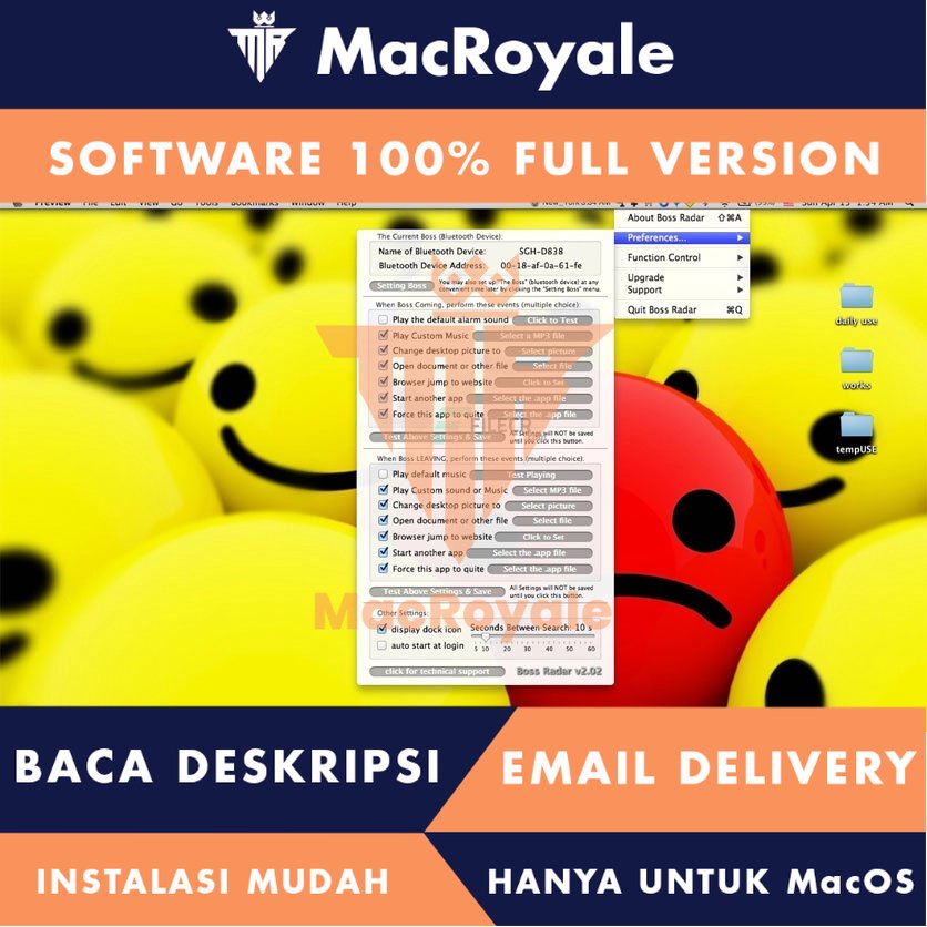 [MacOS] Boss Radar Full Version Lifetime Full Garansi