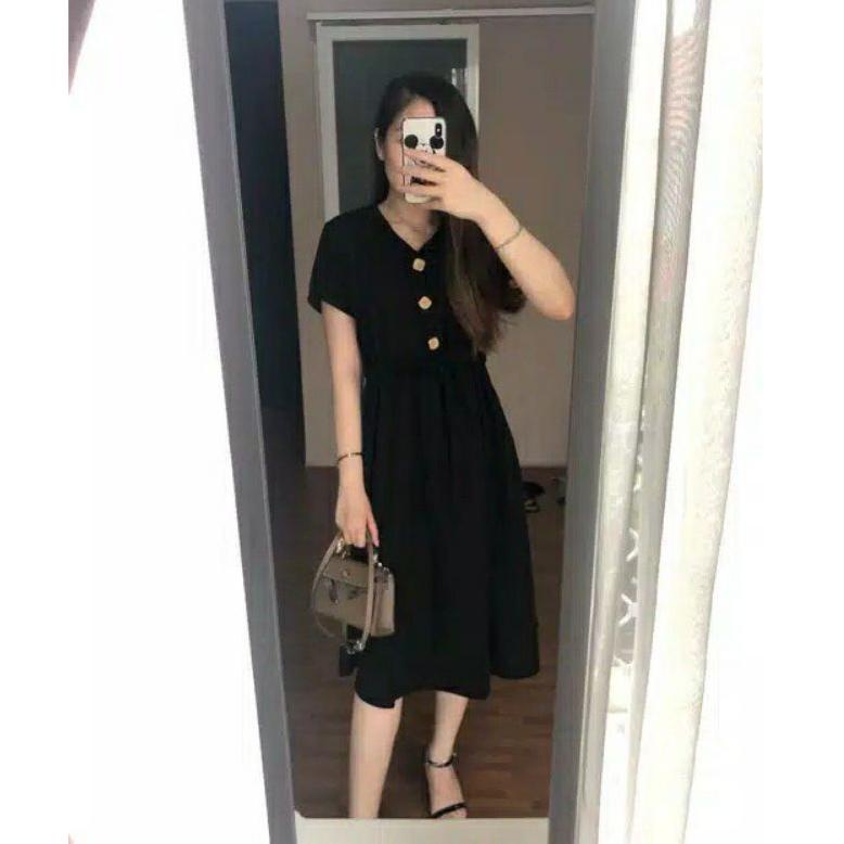 HOT SALE E80 DRESS TUNIC POLOS BE / KANCING DEPAN BUSUI / SERUT DEPAN ㅎ