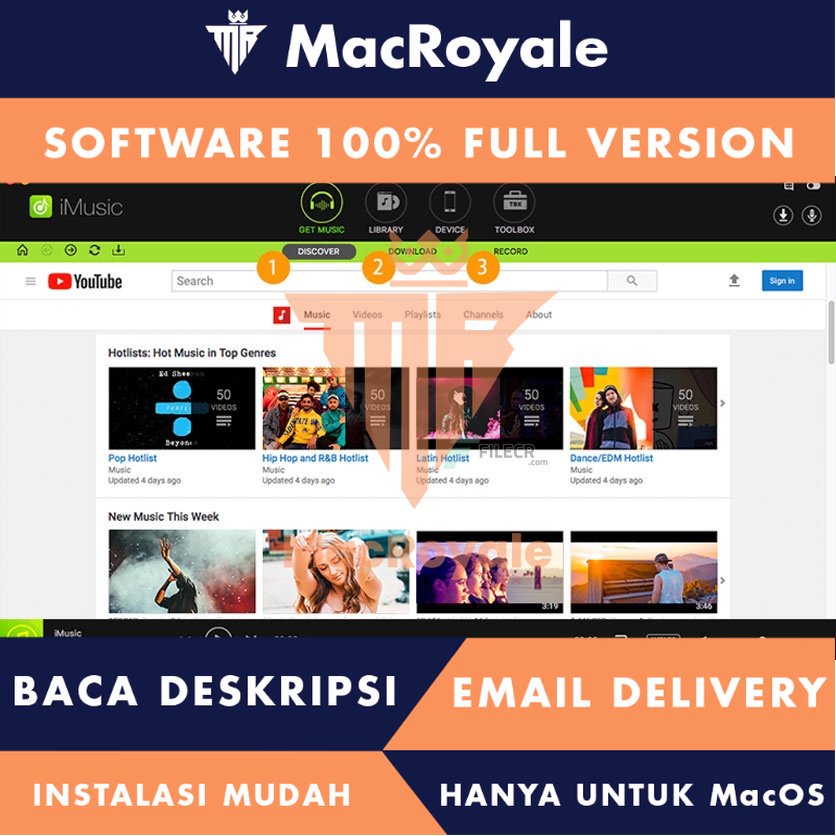 [MacOS] iMusic Full Version Lifetime Full Garansi