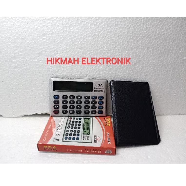 

O23 kalkulator ESA-520CS/kalkulator mini/calkulator saku/pocket/calkulator 12 digit/calkulator cek PALING DICARI ♝