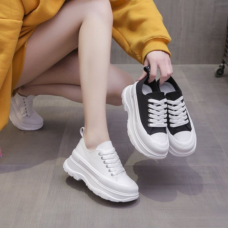 SN922 - Sepatu Sneaker Sol Tinggi Fashion Wanita