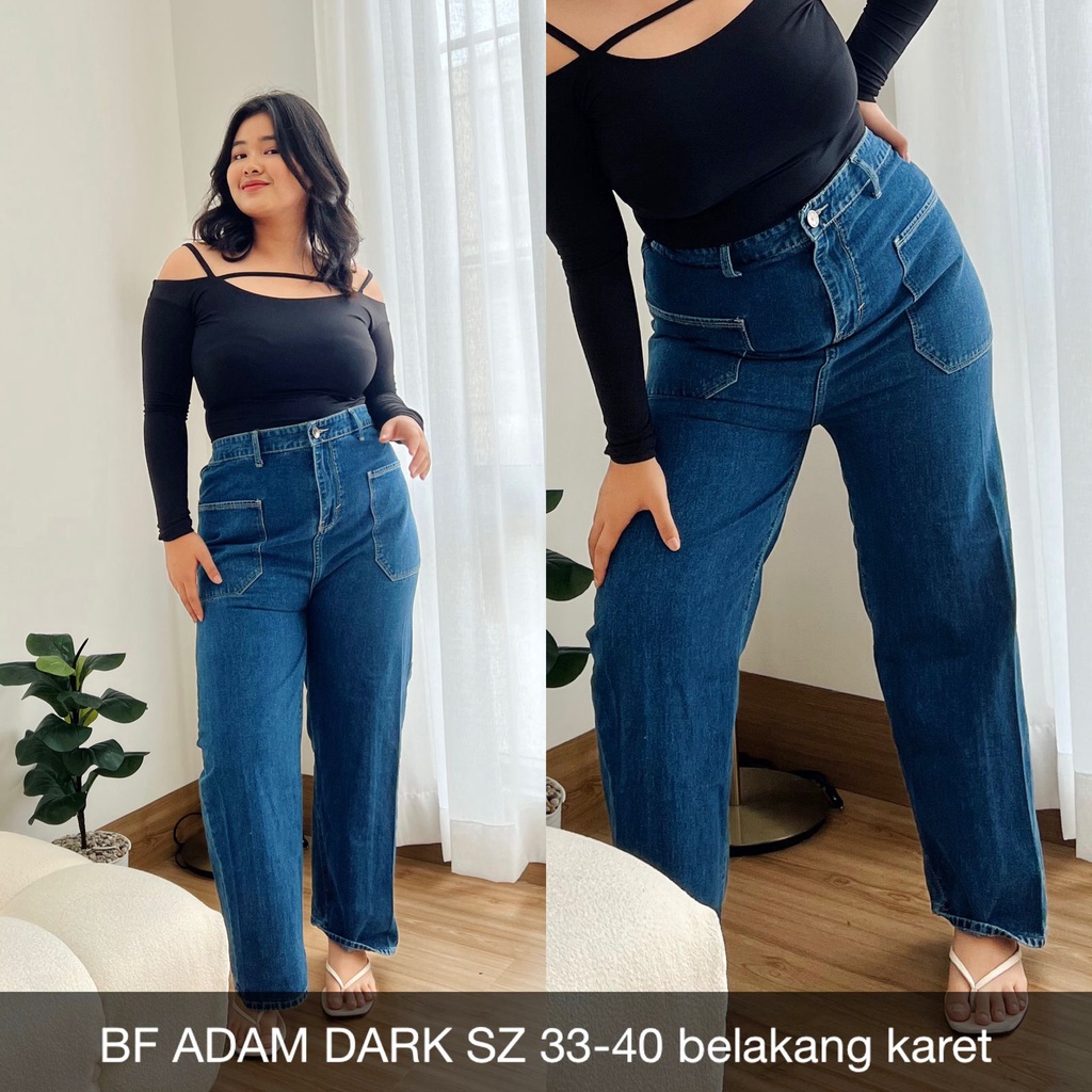 CELANA JEANS WANITA BF ADAMS -SYSCLOTHIER