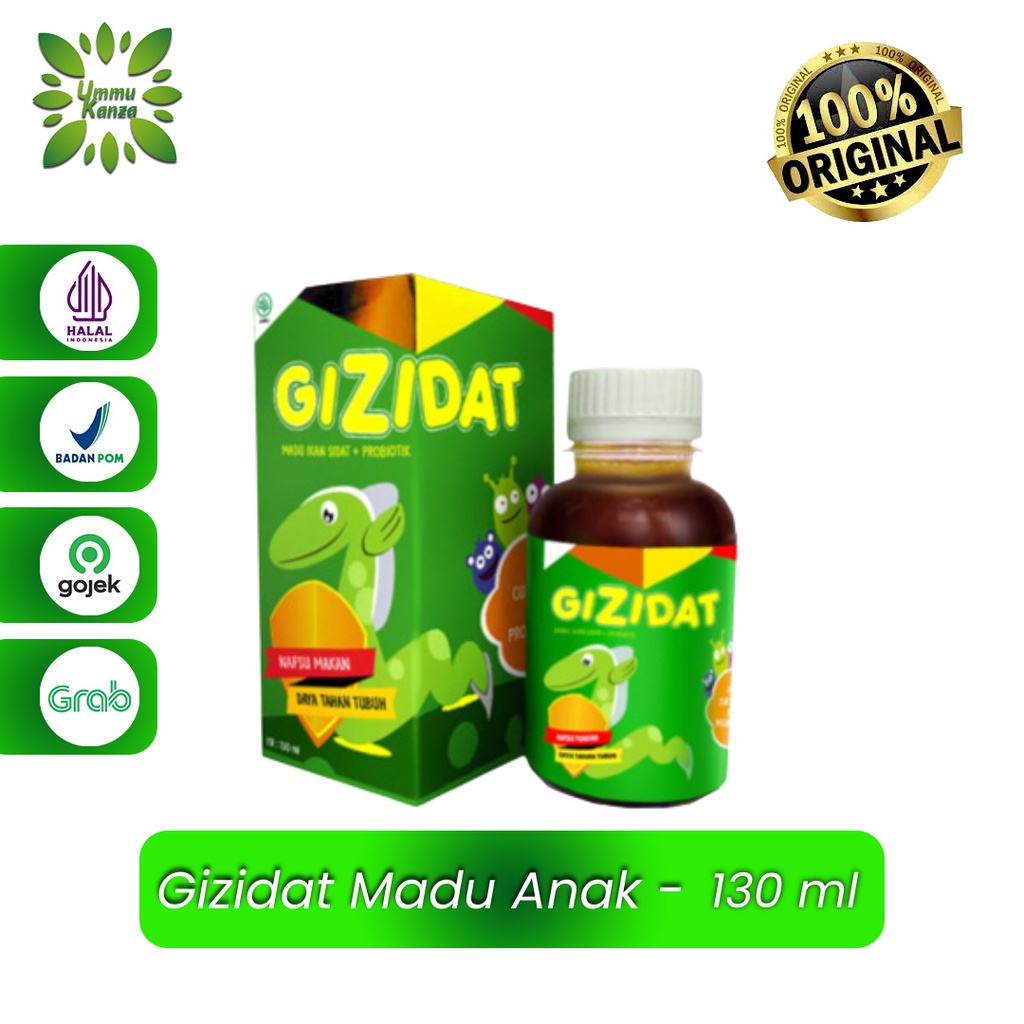 

Madu Gizidat | Madu Penambah Nafsu Makan Anak | 130 ml