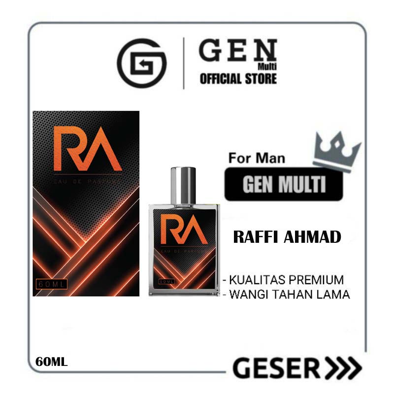 GEN - Parfum Raffi Ahmad 60ml Premium / Parfum Raffi Ahmad 60ml / Parfum Pria Wangi Tahan Lama