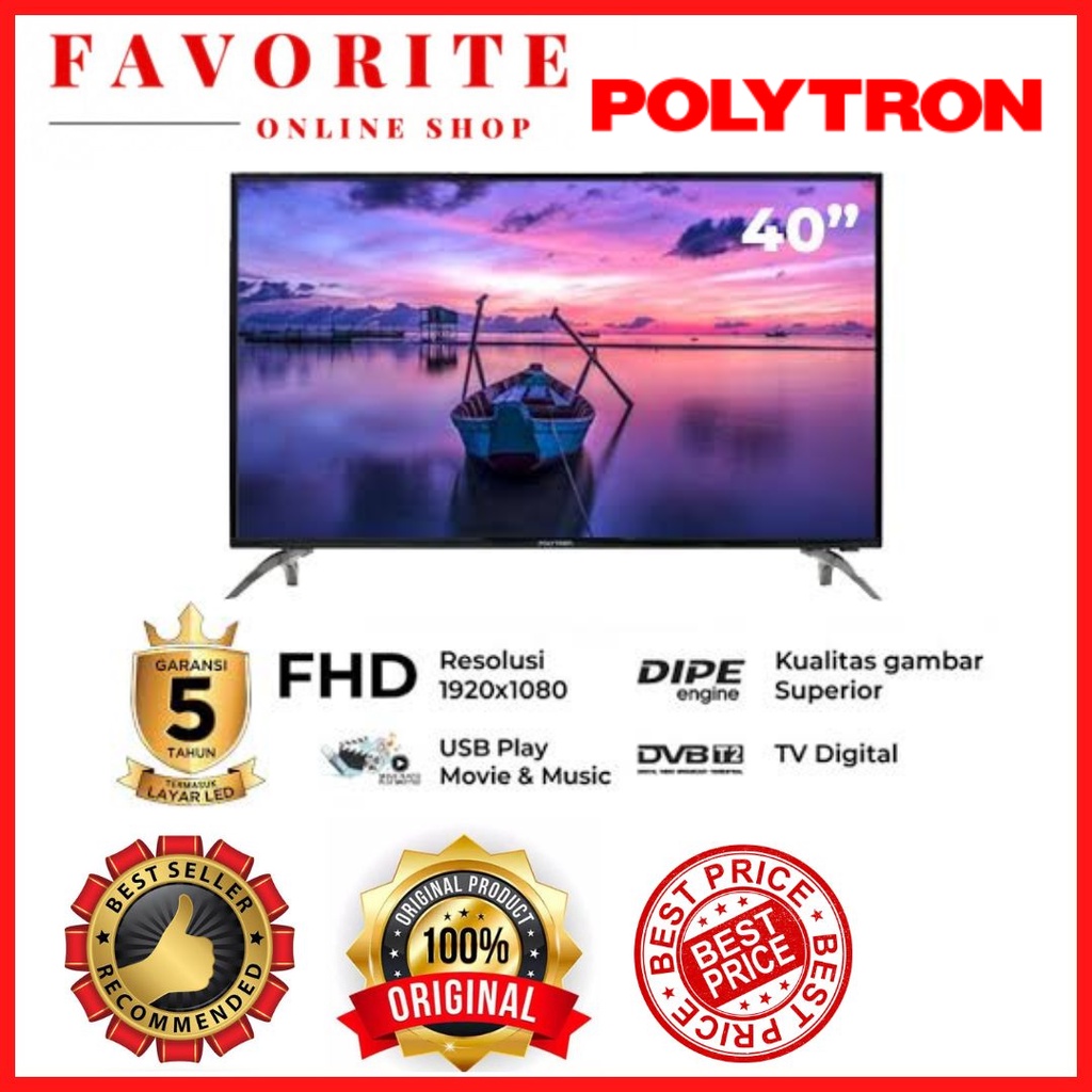 LED POLYTRON 40 INCH DIGITAL  POLYTRON 40CV8969 40 CV 8969