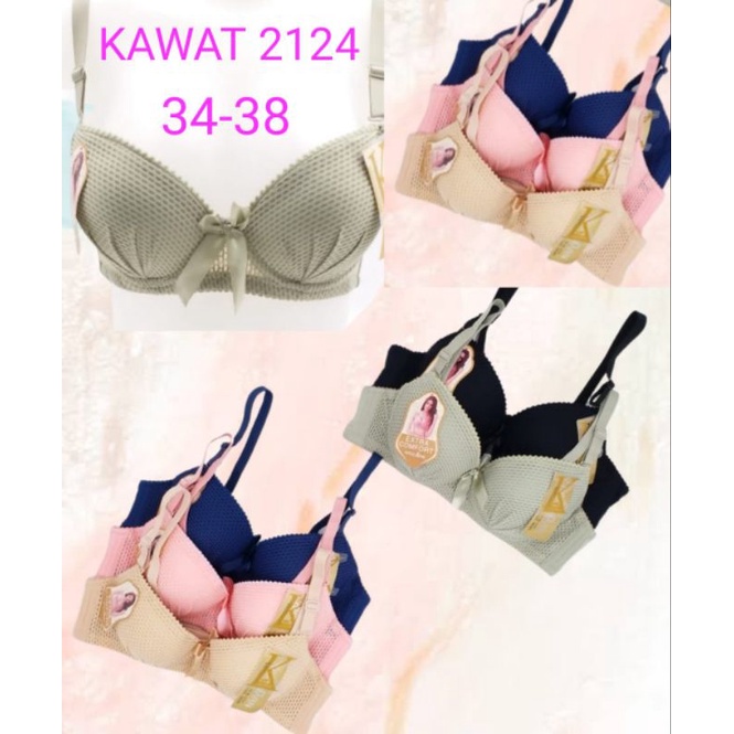 Grosir Bra Andaina Brukat Extra Comfort pakai Kawat 3/4 Cup