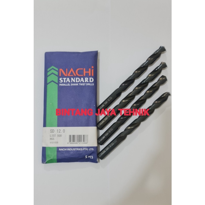 Matabor Mata Bor Besi 12Mm Nachi Hss / Nachi 12Mm Mata Bor Besi