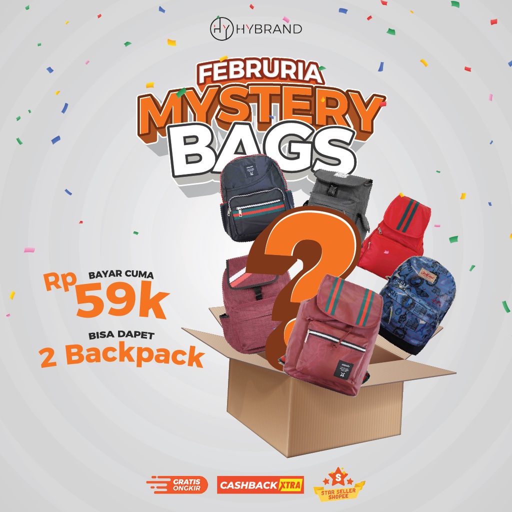 PROMO TAS RANDOM TERMURAH BUY 1 GET 1 MYSTERY BAG IS A MYSTERY