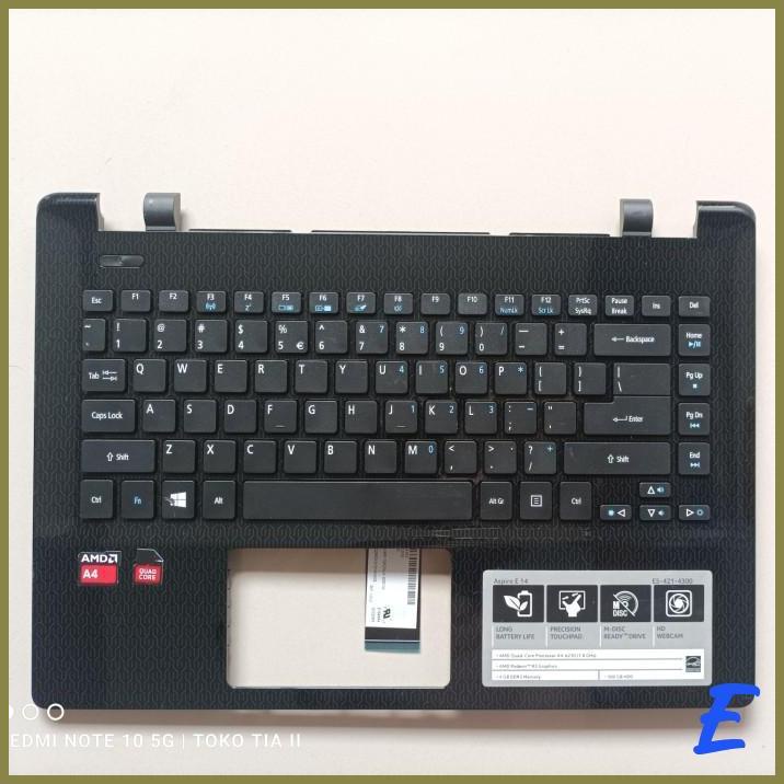 Acer Aspire E14 E5 421 Series Casing Keyboard dan Palmrest E5 421 4300