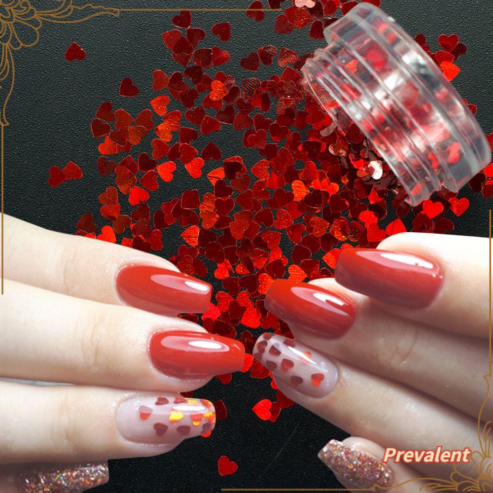 Preva Kuku Glitter Flakes Hot Paillette 3D Kuku Dekorasi Nail Art Tips Bersinar Sequin