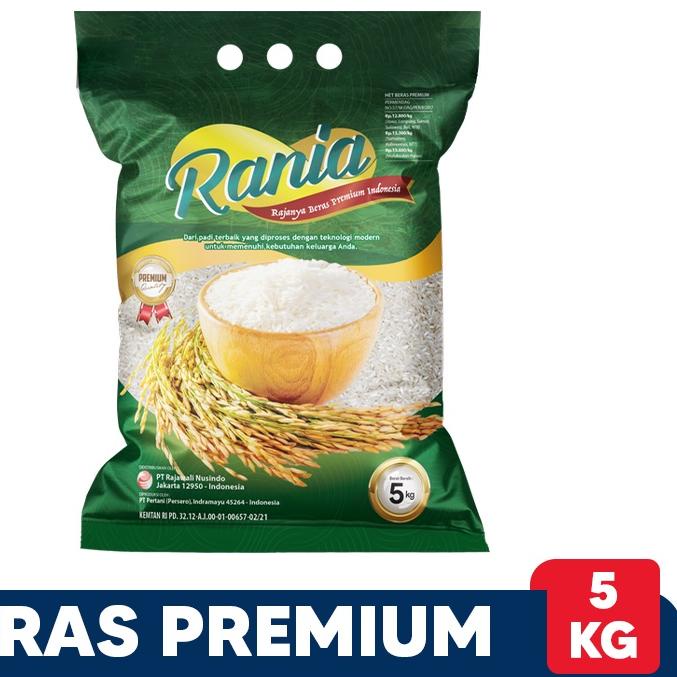 

☋ Rania Beras Premium 5 Kg ♫
