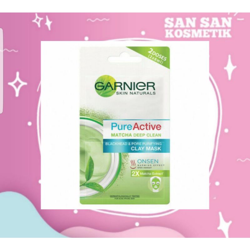 Garnier Pure Active Matcha Clay Mask