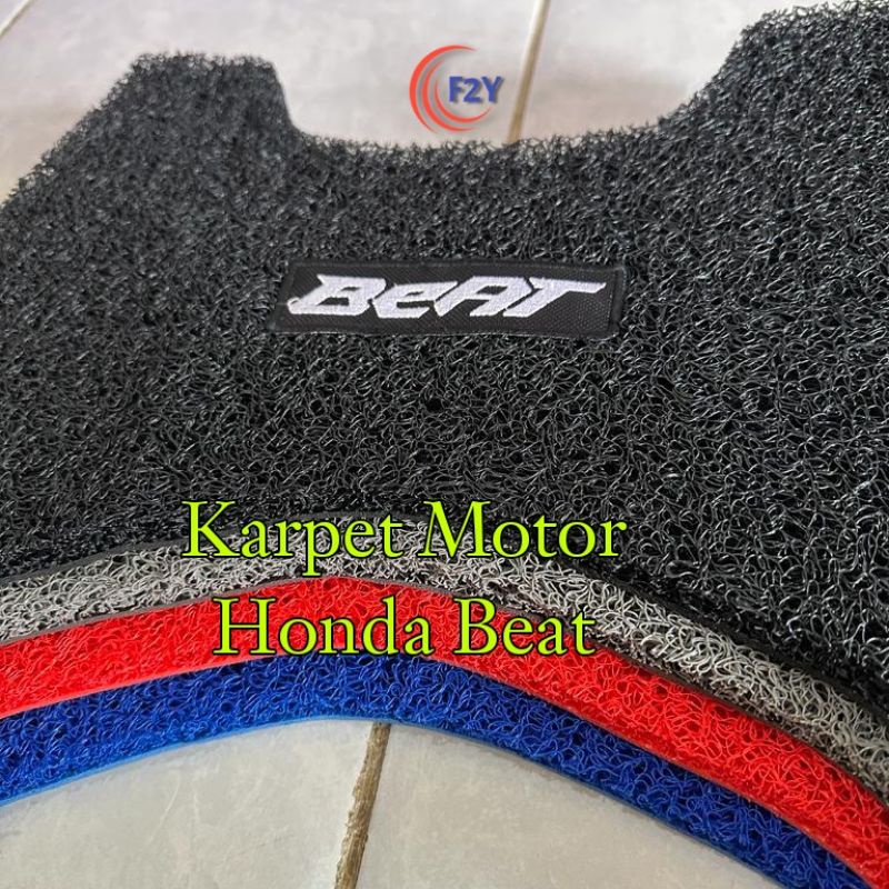 Karpet Motor Beat 2013-2023, Karpet Beat F1 Esp New/Deluxe, Alas Kaki Motor Beat Street Karbu