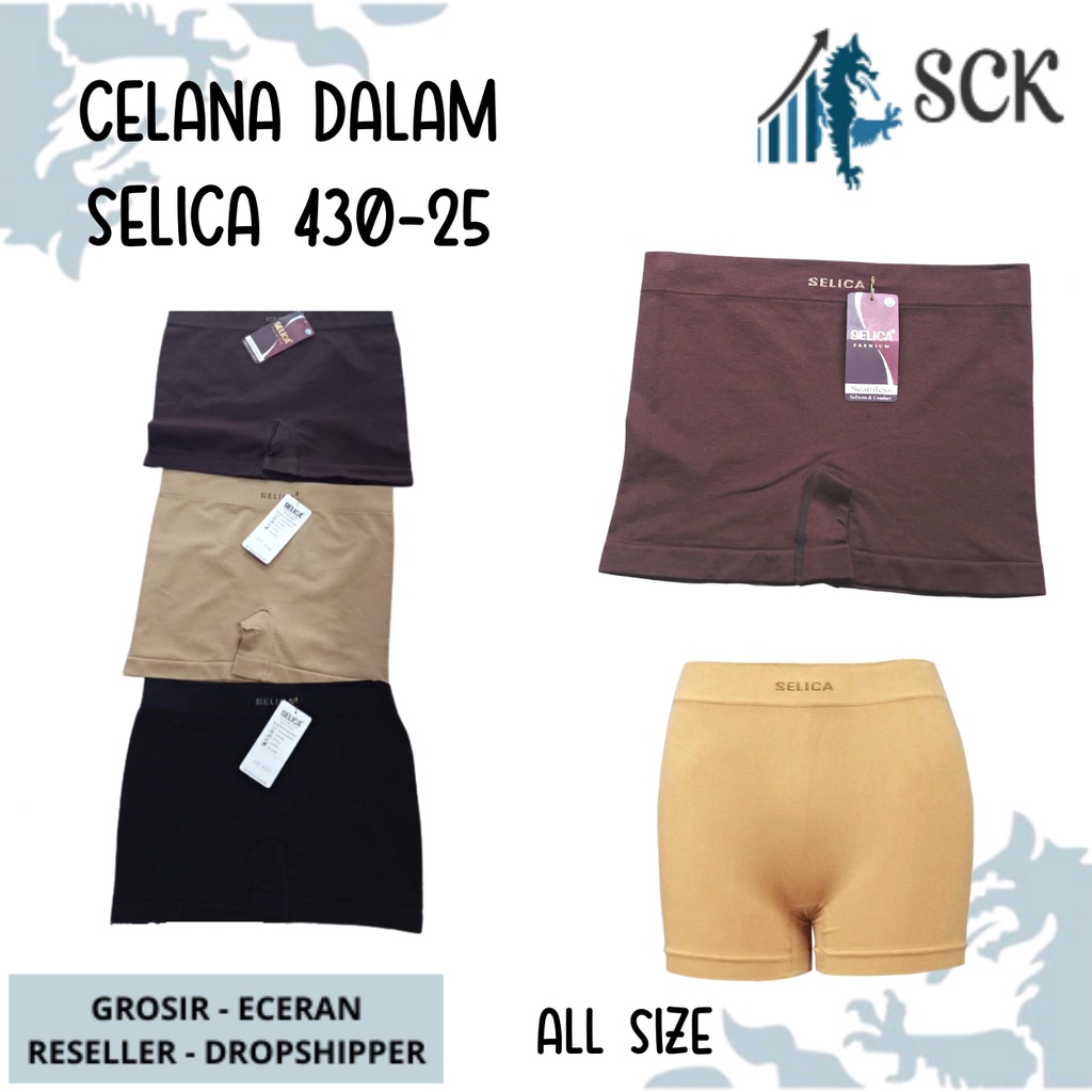 Celana Dalam Wanita SELICA 430-25 PREMIUM  / CD Bahan Nylon Spandex