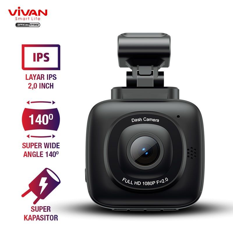 Vivan VDR01 HD Dash Camera Super Wide Angle