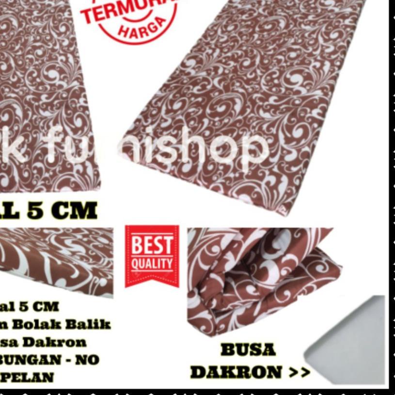 ✷ Kasur Lipat Busa Dakron  CM - Kasur Lantai Murah ◌