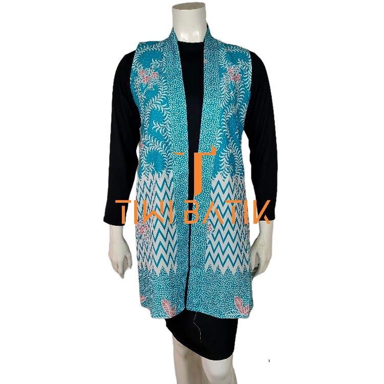 Vest Rompi Batik Tanpa lengan