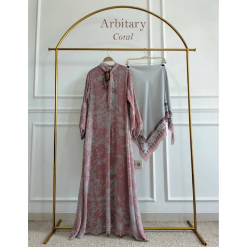 QNANZ/ARBITARY set by Qnanz/set syari/set cantik/ set terbaru