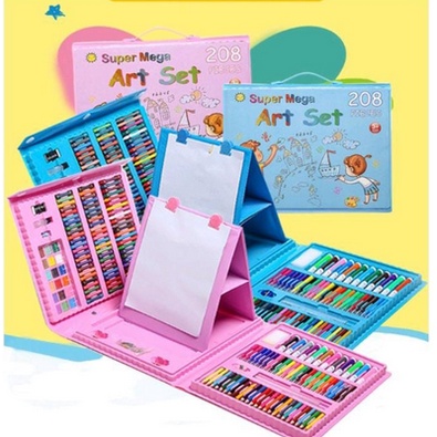 

Crayon Art Set 208 Pcs / Crayon Mewarnai Melukis Untuk Anak