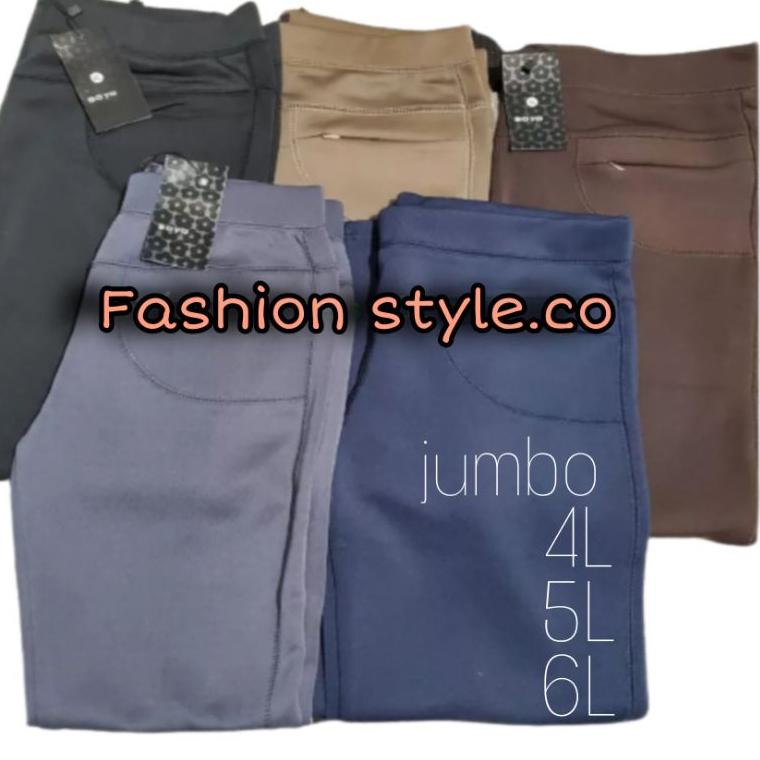 Sale Celana scuba import merk (saya) / celana panjang wanita jumbo / celana panjang wanita terbaru t