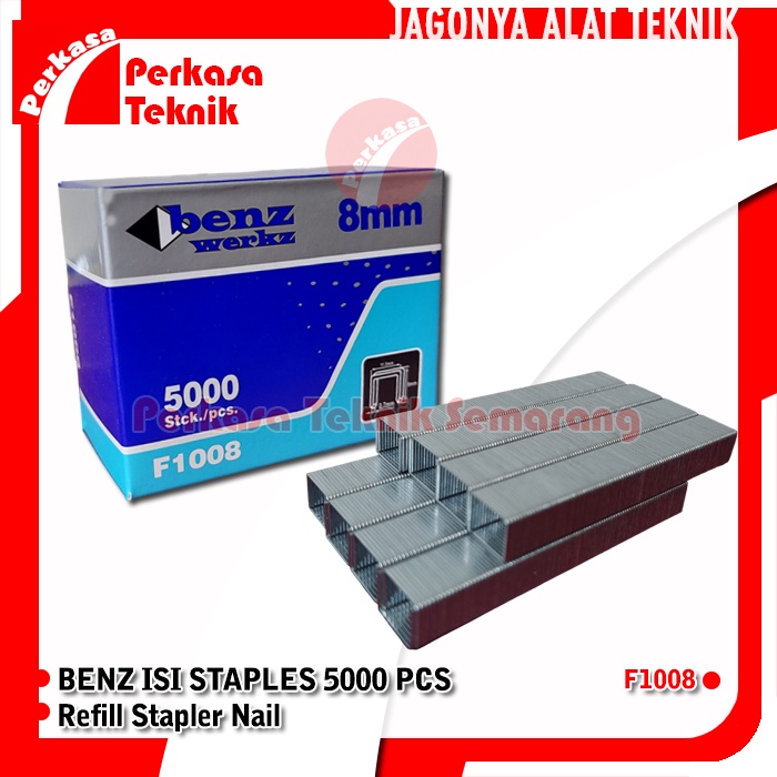 

Benz Isi Staples Tembak Tangan Manual 1008F Hand Stapler 8mm 5000pcs